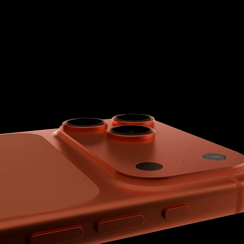 iPhone 17 Camera Render 3D